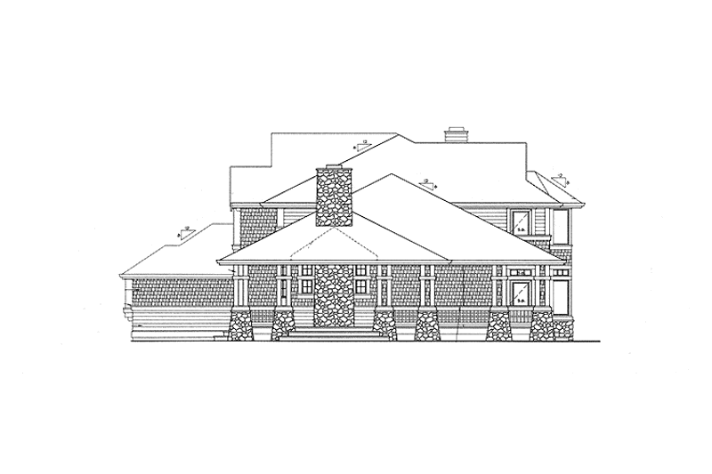 Dream House Plan - Floor Plan - Other Floor for Craftsman House Plan #132-233 - 4 bed, 2.5 bath