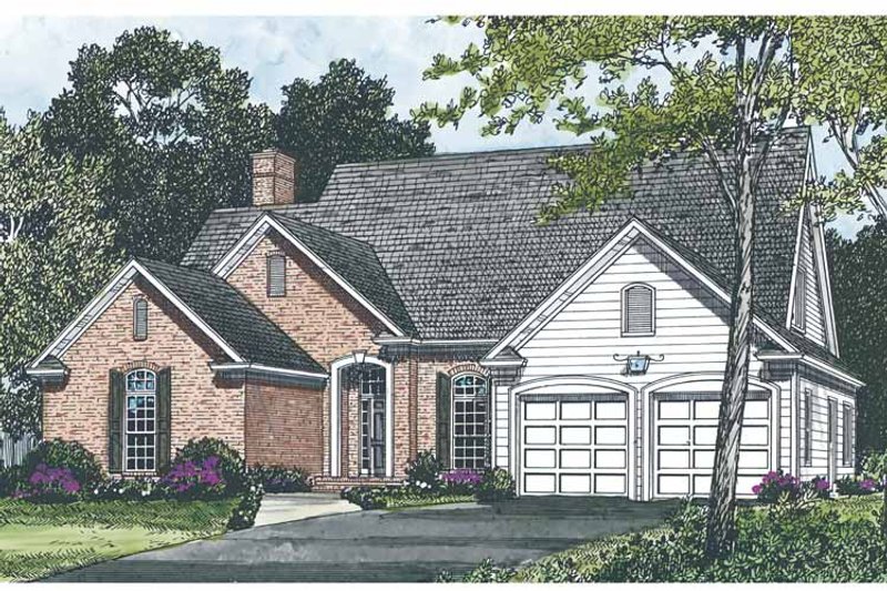 Dream House Plan - Exterior - Front Elevation 3 for Traditional House Plan #453-485 - 4 bed, 3.5 bath