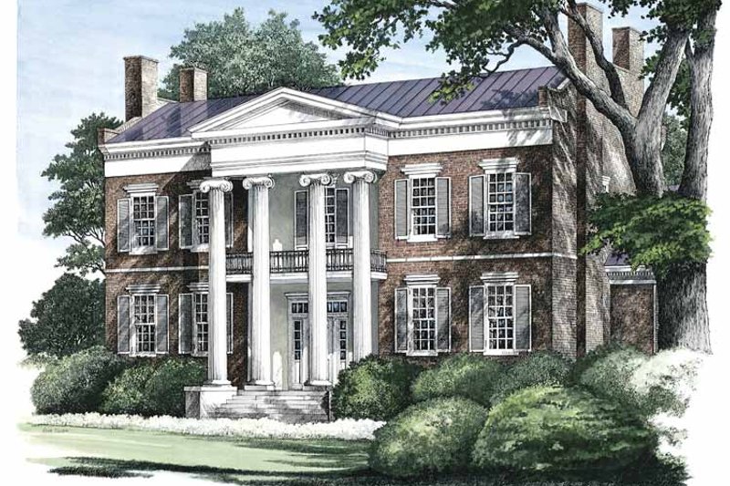 Dream House Plan - Classical Exterior - Front Elevation Plan #137-311