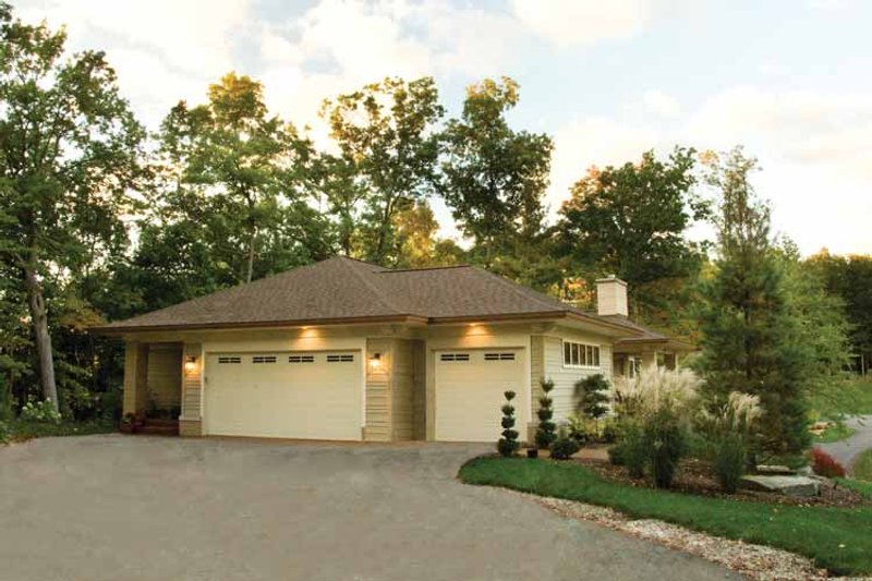 Home Plan - Exterior - Other Elevation 1 for Prairie House Plan #928-50 - 3 bed, 2 bath
