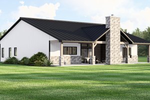 Exterior - Other Elevation for Barndominium House Plan #1064-412 - 4 bed, 2 bath