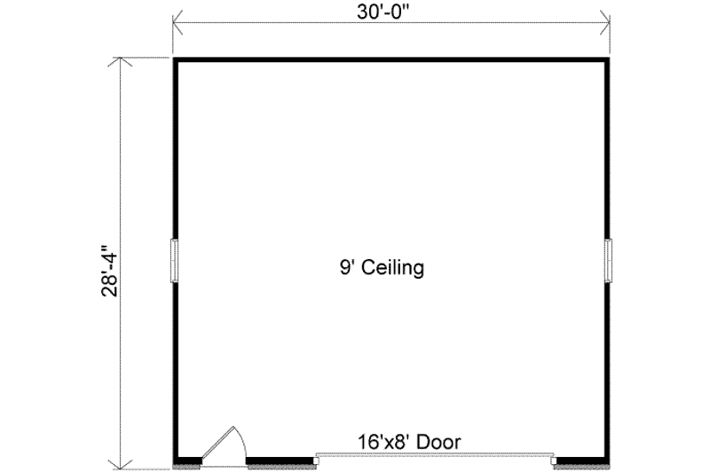 Home Plan - Floor Plan - Main Floor for Traditional House Plan #22-450, 0 bath