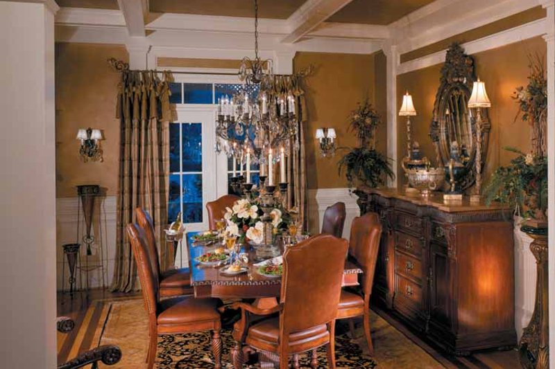 Home Plan - Interior - Dining Room for Colonial House Plan #429-313 - 5 bed, 3.5 bath