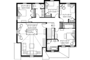 European Style House Plan - 4 Beds 2.5 Baths 2447 Sq/Ft Plan #23-2370 