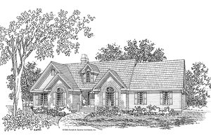 Ranch Exterior - Front Elevation Plan #929-380