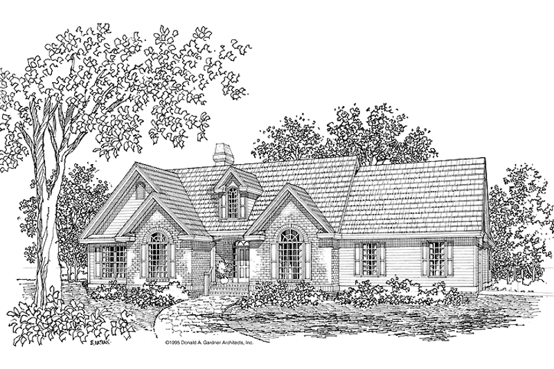 Home Plan - Ranch Exterior - Front Elevation Plan #929-380