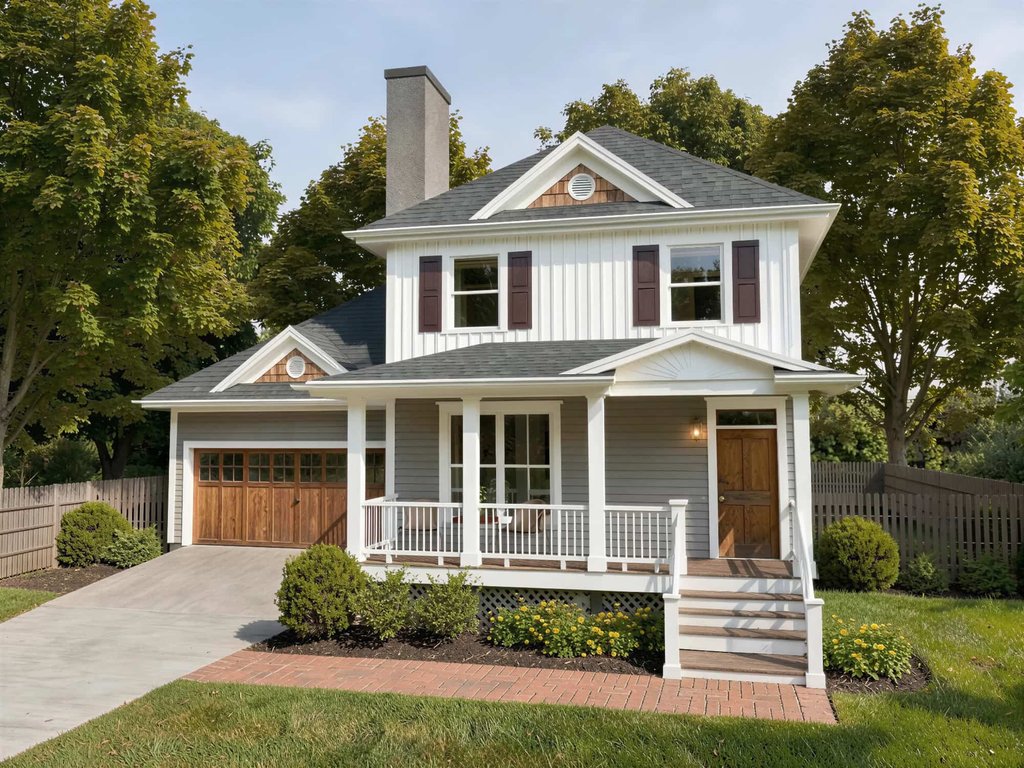 Exterior - Front Elevation 2 for Farmhouse House Plan #79-201 - 3 bed, 2.5 bath