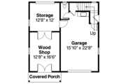 Craftsman Style House Plan - 0 Beds 1 Baths 501 Sq/Ft Plan #124-660 