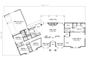 Adobe / Southwestern Style House Plan - 4 Beds 3 Baths 3104 Sq/Ft Plan #1-775 