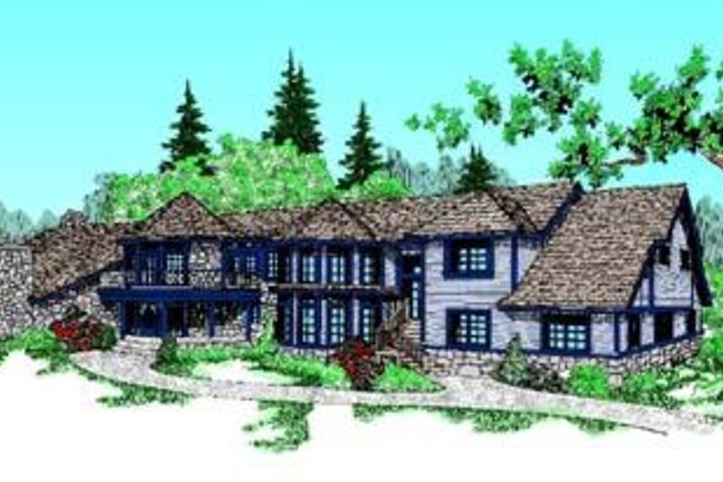 Traditional Style House Plan - 7 Beds 10 Baths 10215 Sq/Ft Plan #60-375