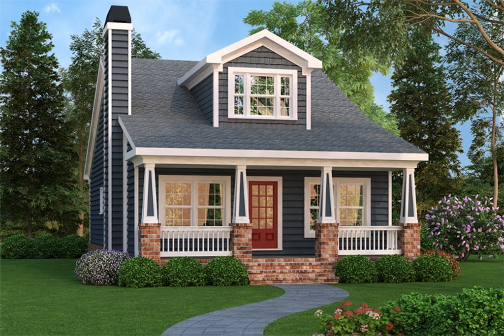 Craftsman Style House Plan - 4 Beds 3 Baths 1853 Sq/Ft Plan #419-254
