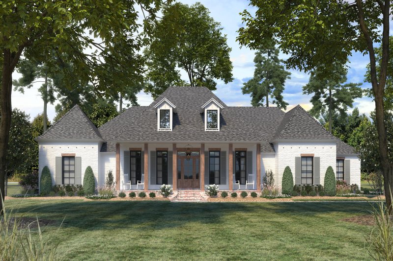 Southern Style House Plan - 4 Beds 3.5 Baths 3059 Sq/Ft Plan #1074-60