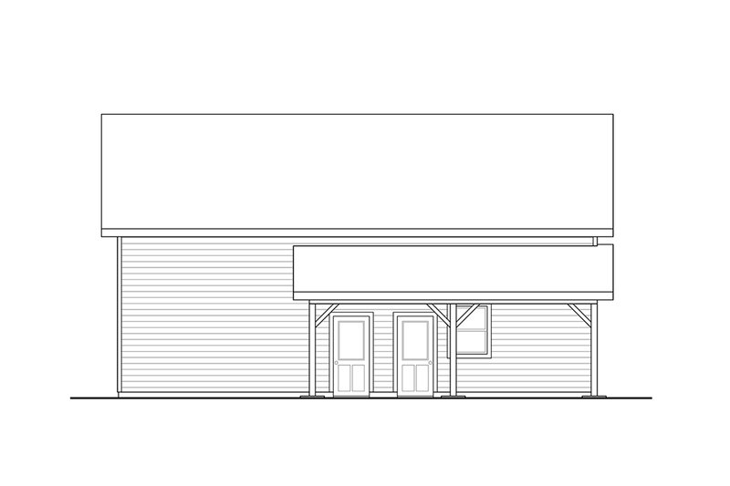 House Design - Exterior - Other Elevation 1 for Southern House Plan #124-1350, 0 bath