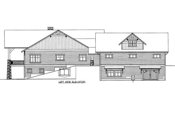 Exterior - Other Elevation for Craftsman House Plan #117-618 - 3 bed, 3.5 bath