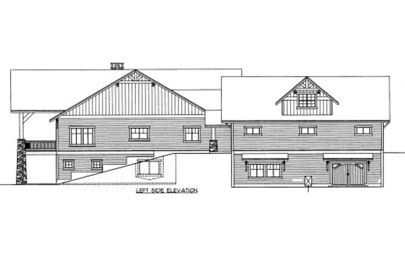 Architectural House Design - Exterior - Other Elevation for Craftsman House Plan #117-618 - 3 bed, 3.5 bath