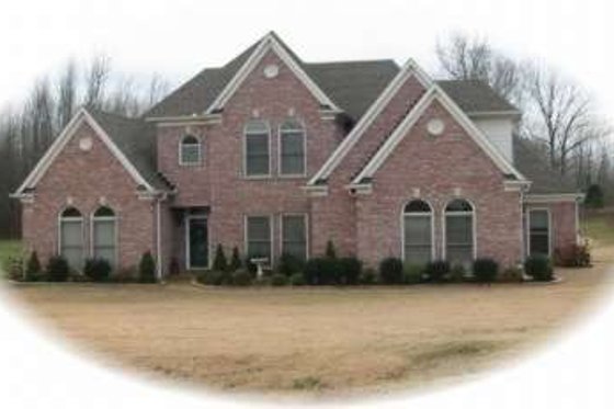Exterior - Front Elevation for European House Plan #81-1261 - 4 bed, 3.5 bath