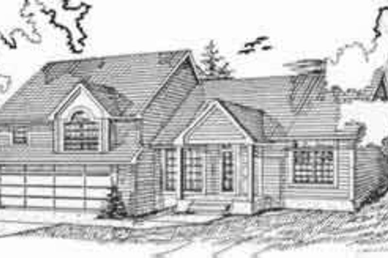 Traditional Style House Plan - 3 Beds 2 Baths 1862 Sq/Ft Plan #405-109