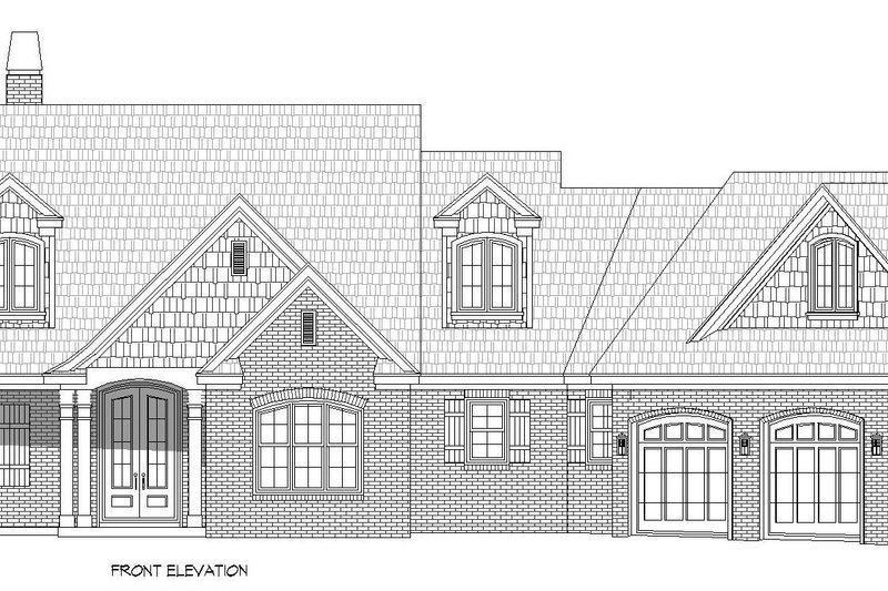 Home Plan - Exterior - Front Elevation 4 for Traditional House Plan #932-341 - 3 bed, 2.5 bath