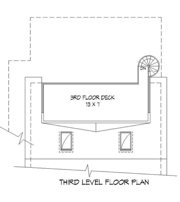 Dream House Plan - Cottage Floor Plan - Upper Floor Plan #932-241