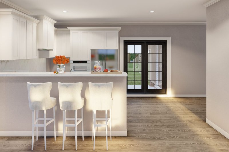 House Plan Design - Interior - Kitchen for European House Plan #17-2526 - 2 bed, 2.5 bath