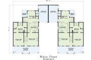 Country Style House Plan - 3 Beds 2.5 Baths 3082 Sq/Ft Plan #17-2023 Floor 
