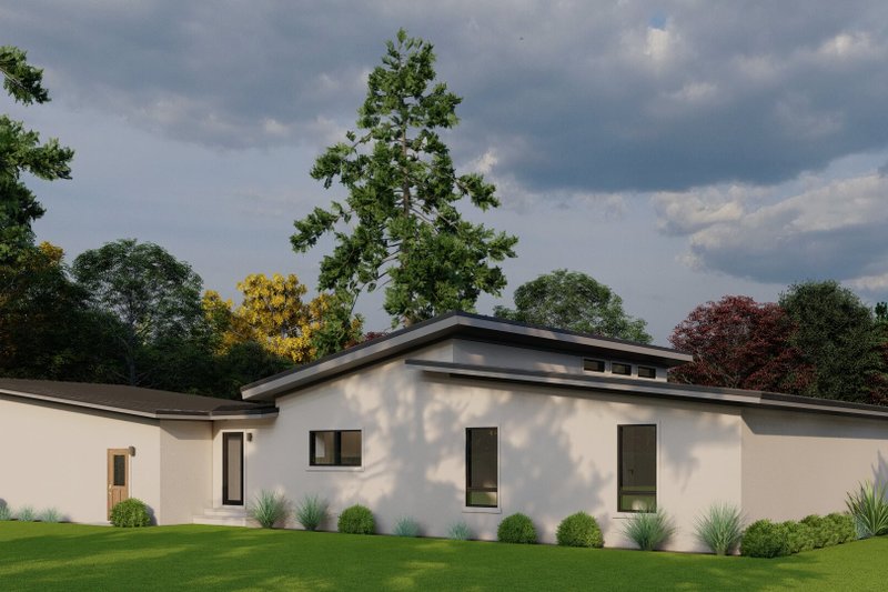House Blueprint - Exterior - Other Elevation 2 for Modern House Plan #923-434 - 3 bed, 2 bath