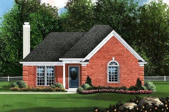 Exterior - Front Elevation for Traditional House Plan #424-244 - 3 bed, 2 bath