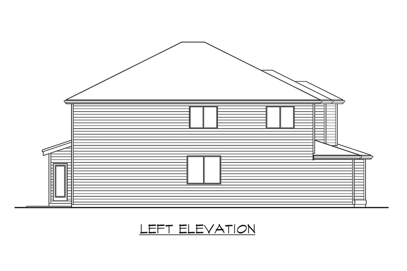 Home Plan - Exterior - Other Elevation 1 for Traditional House Plan #132-151 - 4 bed, 2.5 bath
