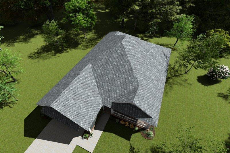 Home Plan - Exterior - Other Elevation 3 for Cottage House Plan #513-2082 - 3 bed, 2 bath