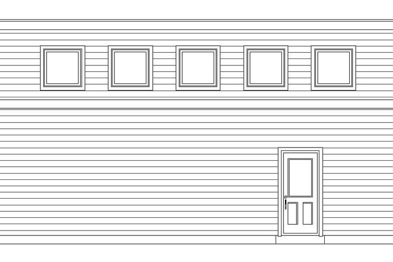 Architectural House Design - Exterior - Other Elevation 1 for Contemporary House Plan #932-290, 0.5 bath