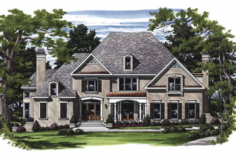 Home Plan - Exterior - Front Elevation 3 for Traditional House Plan #927-445 - 4 bed, 3.5 bath