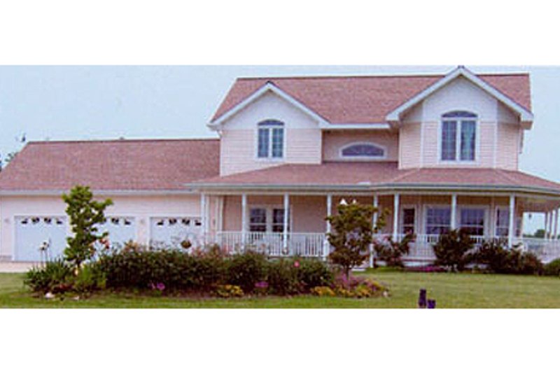 Home Plan - Farmhouse Exterior - Front Elevation Plan #124-407