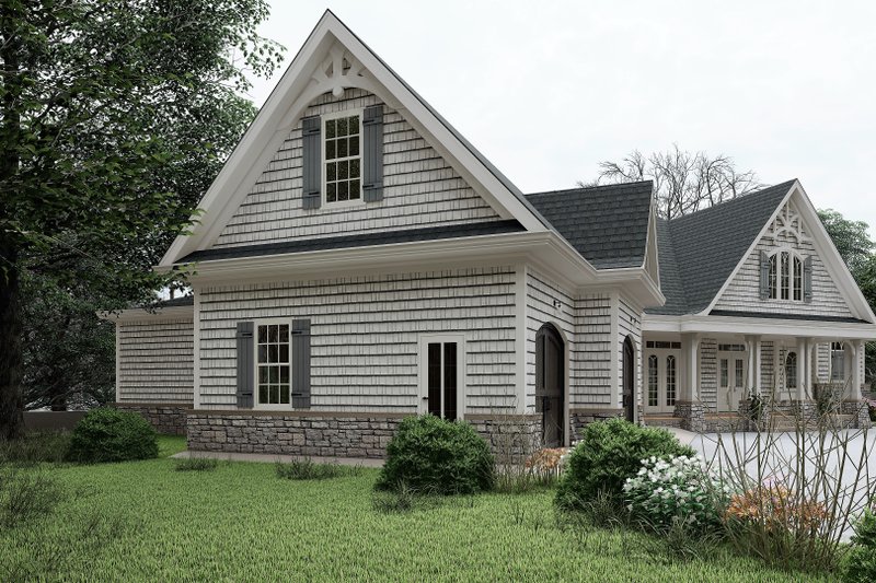 Home Plan - Exterior - Front Elevation 4 for Farmhouse House Plan #54-430 - 3 bed, 3.5 bath