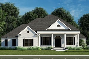 Architectural House Design - Craftsman Exterior - Front Elevation Plan #923-252