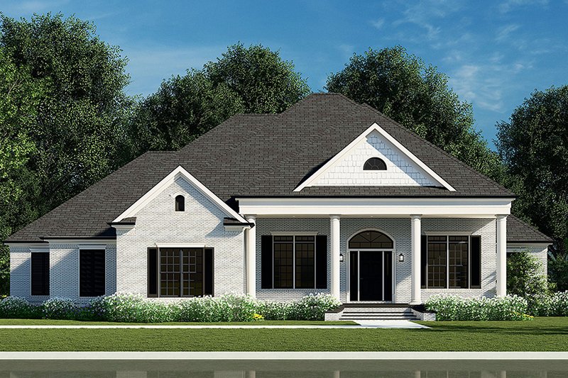 House Blueprint - Craftsman Exterior - Front Elevation Plan #923-252