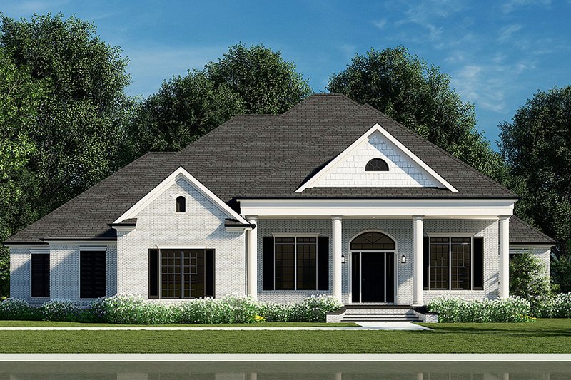 Architectural House Design - Craftsman Exterior - Front Elevation Plan #923-252