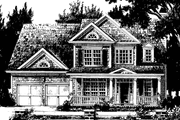 Country Style House Plan - 4 Beds 2.5 Baths 1918 Sq/Ft Plan #927-689 