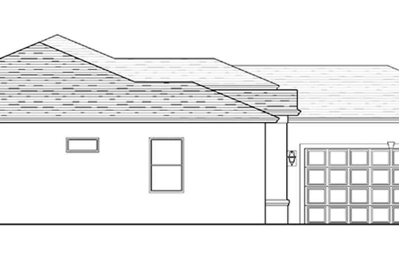 Dream House Plan - Exterior - Other Elevation 1 for Mediterranean House Plan #1058-113 - 3 bed, 2 bath