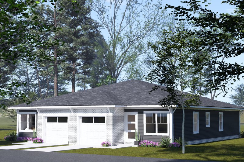 Home Plan - Exterior - Other Elevation 1 for Modern House Plan #513-2476 - 3 bed, 2 bath