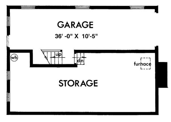 Dream House Plan - Country Floor Plan - Lower Floor Plan #320-806
