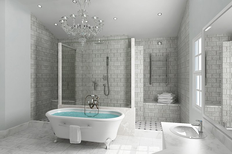 Architectural House Design - Interior - Master Bathroom 1 for Craftsman House Plan #119-426 - 3 bed, 3.5 bath