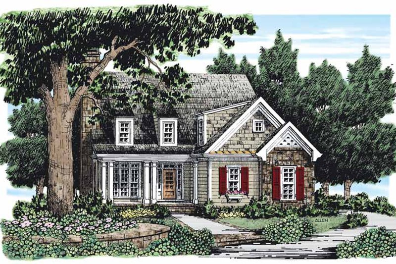 Home Plan - Exterior - Front Elevation 3 for Country House Plan #927-163 - 3 bed, 2.5 bath