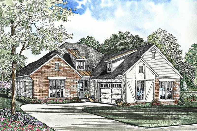 Dream House Plan - Traditional Exterior - Front Elevation Plan #17-3006