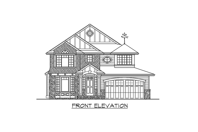Home Plan - Exterior - Other Elevation for Craftsman House Plan #132-219 - 4 bed, 3.5 bath