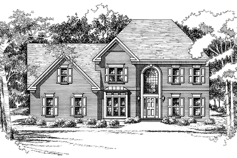 Dream House Plan - Exterior - Front Elevation 3 for Traditional House Plan #927-61 - 5 bed, 3 bath