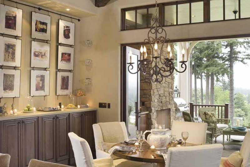 Dream House Plan - Interior - Dining Room 2 for European House Plan #48-878 - 4 bed, 3.5 bath