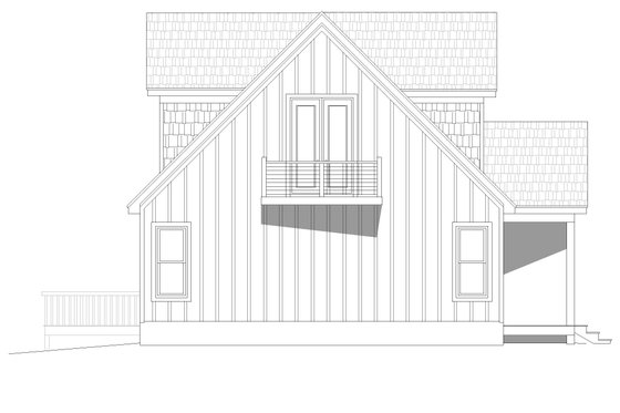 Exterior - Other Elevation for Modern House Plan #932-585 - 3 bed, 2 bath
