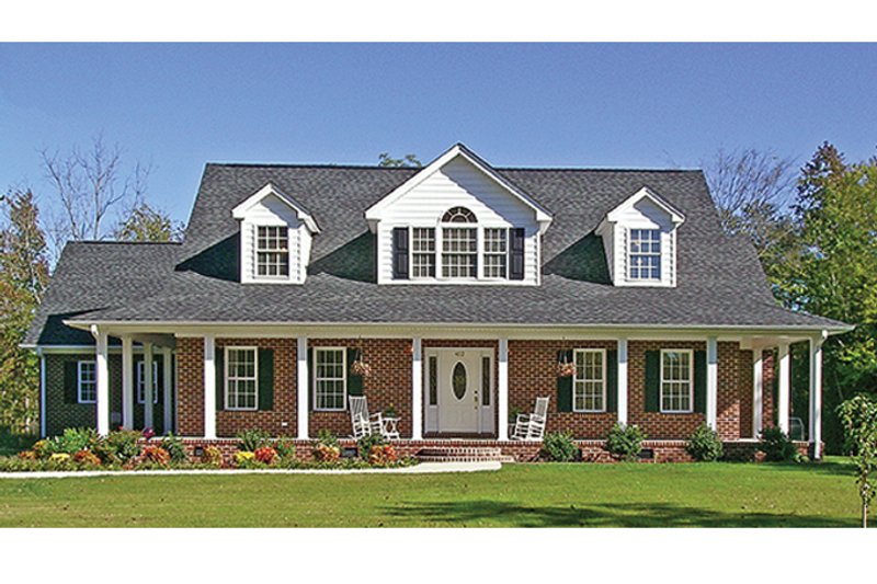 House Blueprint - Country Exterior - Front Elevation Plan #314-281