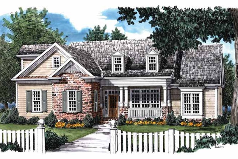 Home Plan - Country Exterior - Front Elevation Plan #927-833