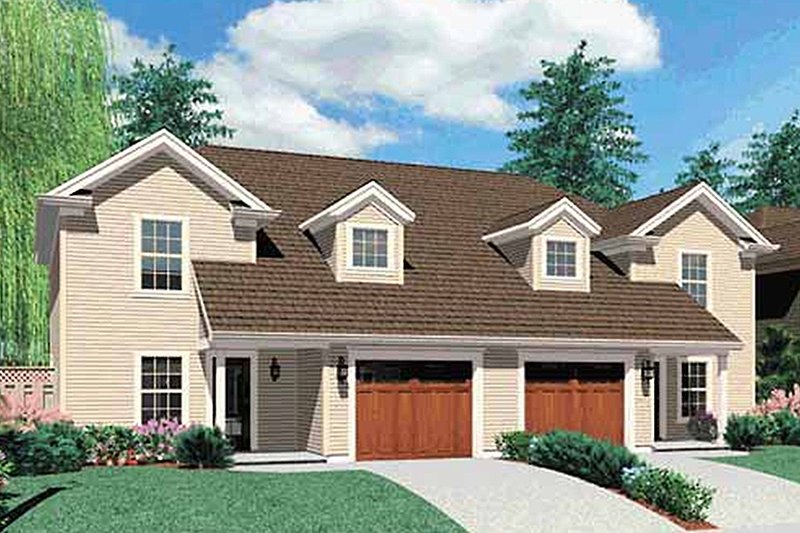 Architectural House Design - Colonial Exterior - Front Elevation Plan #48-817